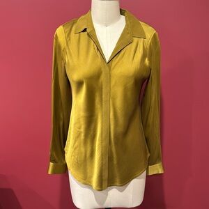 Eileen Fisher Long Sleeve Silk Blouse -Size PP